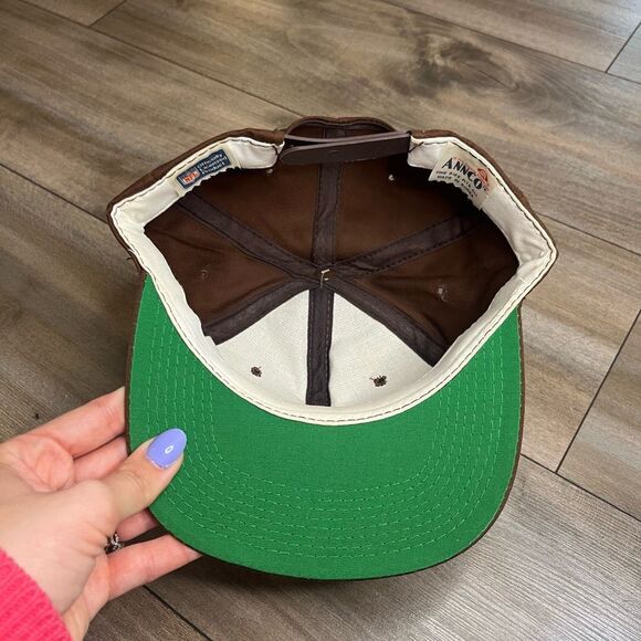Vintage Annco Cleveland Browns Brown Snapback Hat - Picture 5 of 6
